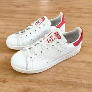 Adidas Stan Smith Shoes White Pink Casual Sneakers B32703